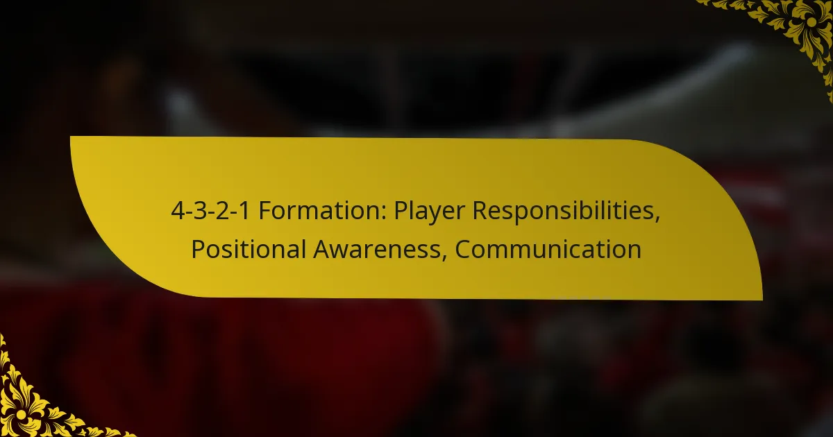 4-3-2-1 Formation: Player Responsibilities, Positional Awareness, Communication