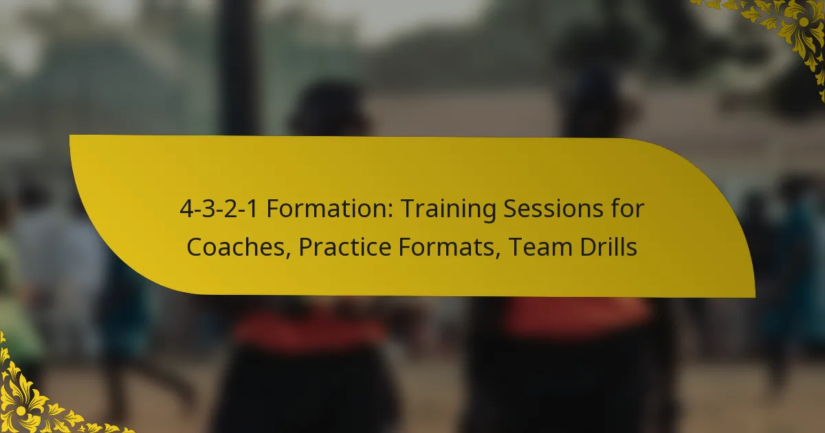 4-3-2-1 Formation: Training Sessions for Coaches, Practice Formats, Team Drills
