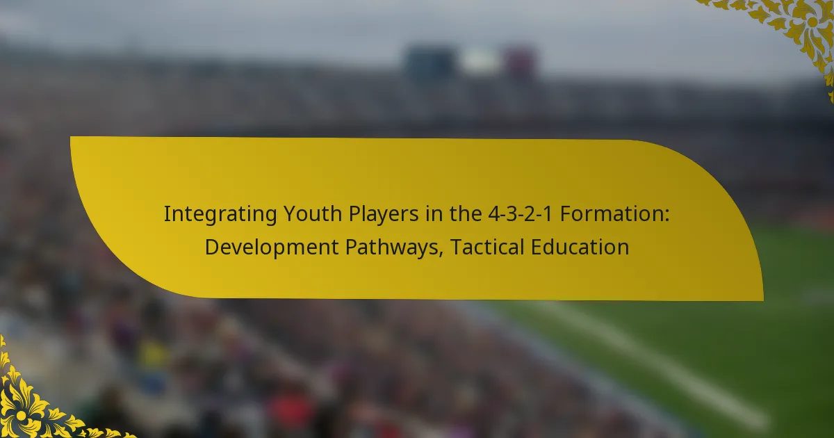 Integrating Youth Players in the 4-3-2-1 Formation: Development Pathways, Tactical Education
